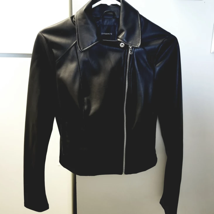 Faux Leather Jacket Women, Moto Biker / Moto Blazer Vegan image indicator(3)