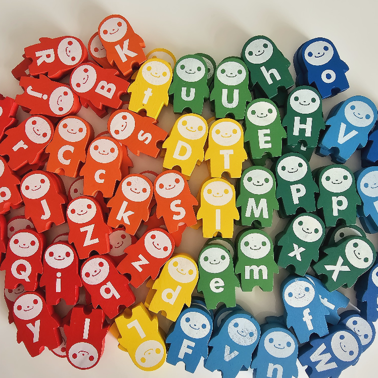 Wooden Alphabet Domino 104pcs image indicator(3)