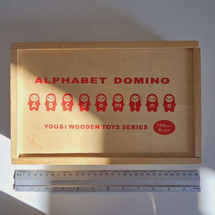 Wooden Alphabet Domino 104pcs image indicator(10)