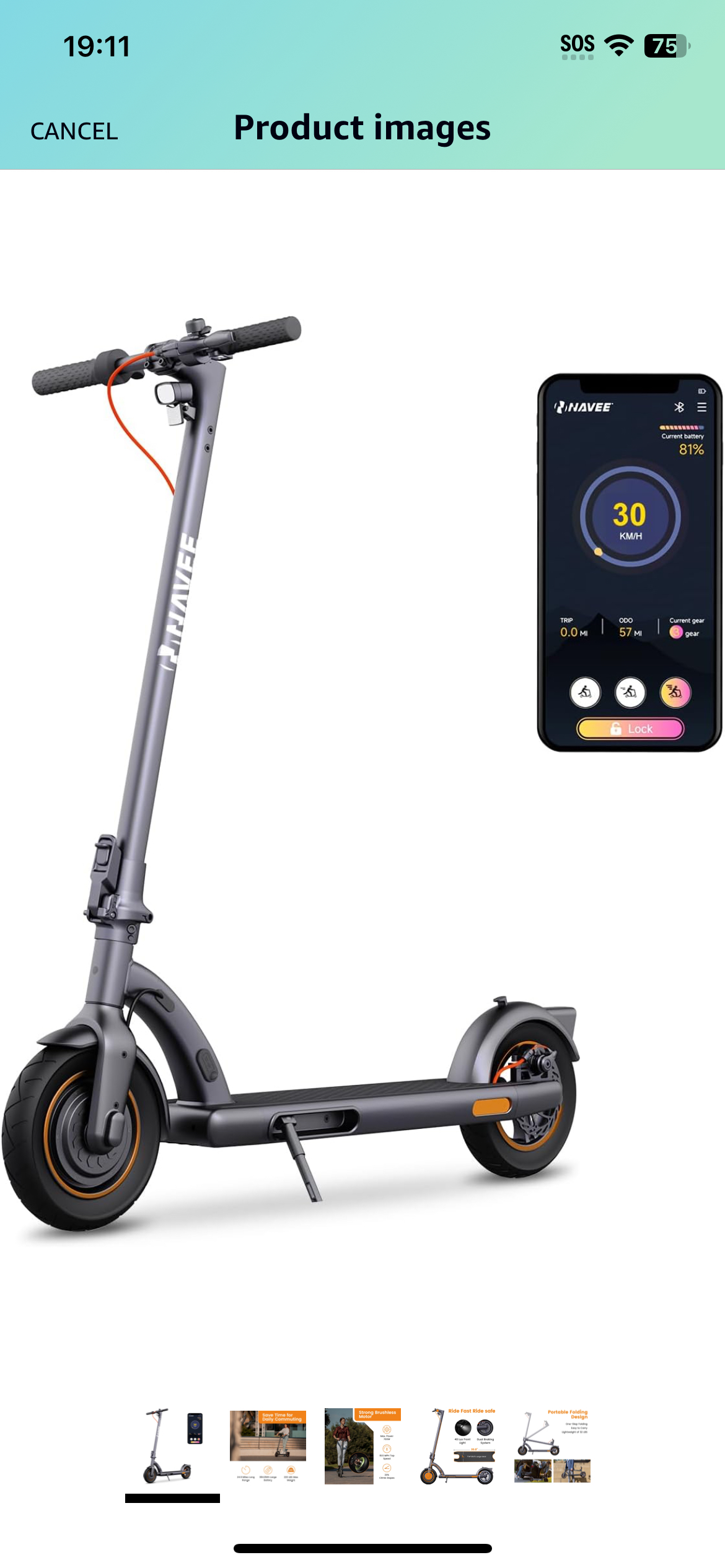 NAVEE Electric Scooter N40