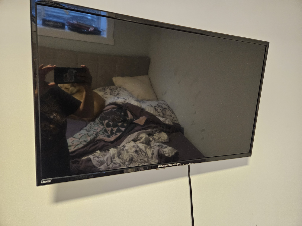 30" TV with wall mount