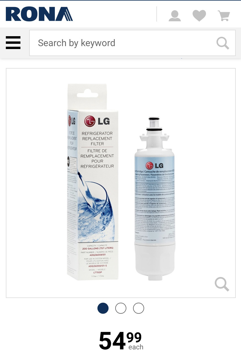 LG Refrigerator Replacement Filter image indicator(3)