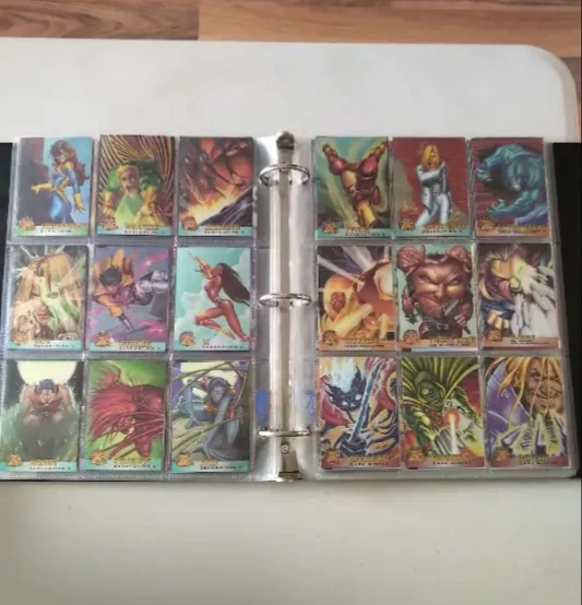 1995 Fleer Ultra X-Men Chromium - Full 129 card set + 3 bonus image indicator(3)