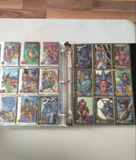 1995 Fleer Ultra X-Men Chromium - Full 129 card set + 3 bonus image indicator(6)
