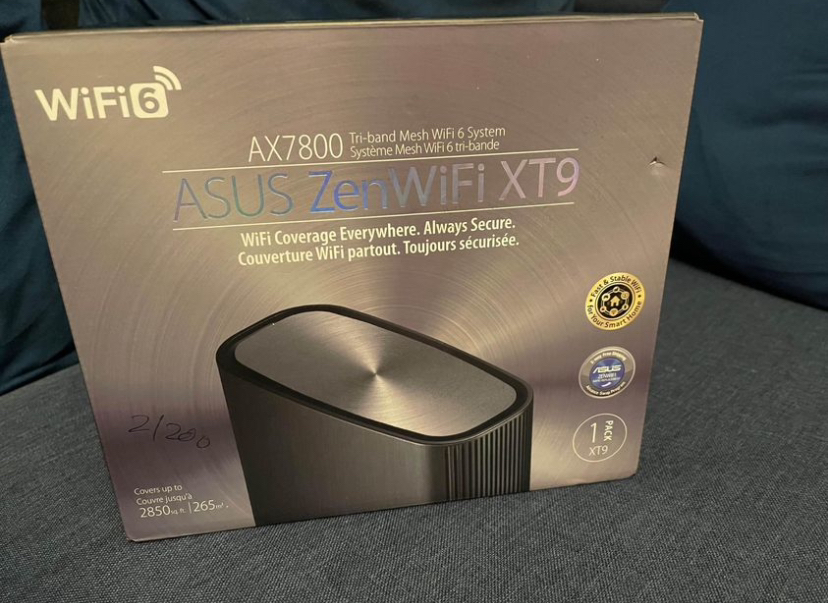 ASUS ZenWiFi XT9 AX7800 Tri-Band WiFi 6 Mesh WiFi System thumbnail