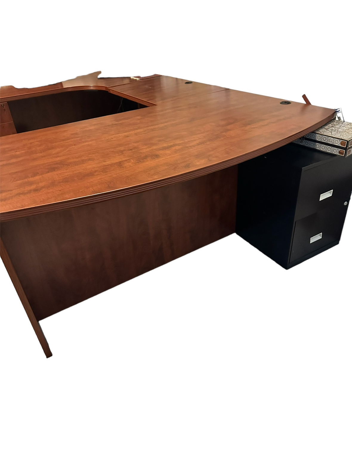 Executive desk with book case - photo 5