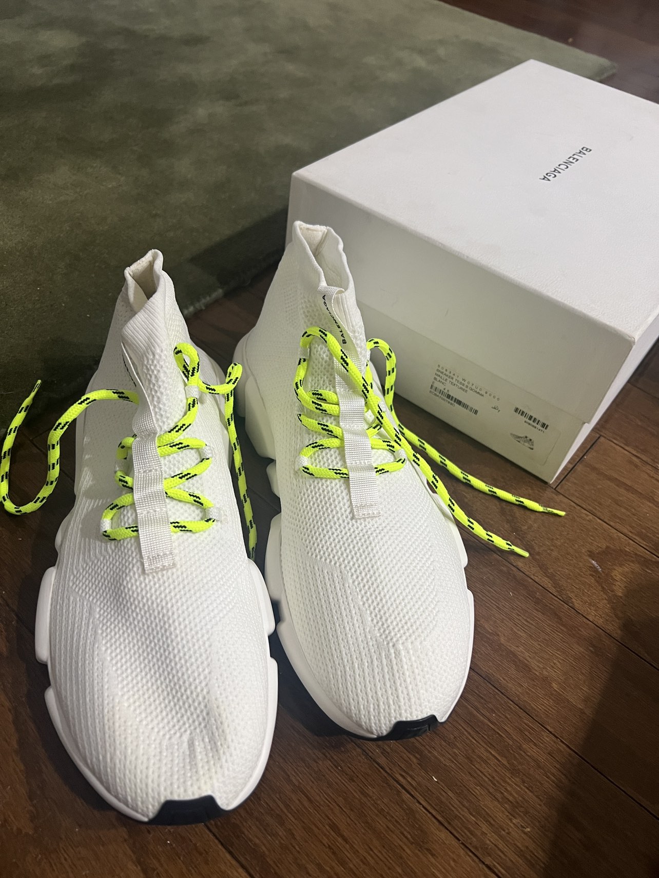 Balenciaga lace up knit socks - photo 3