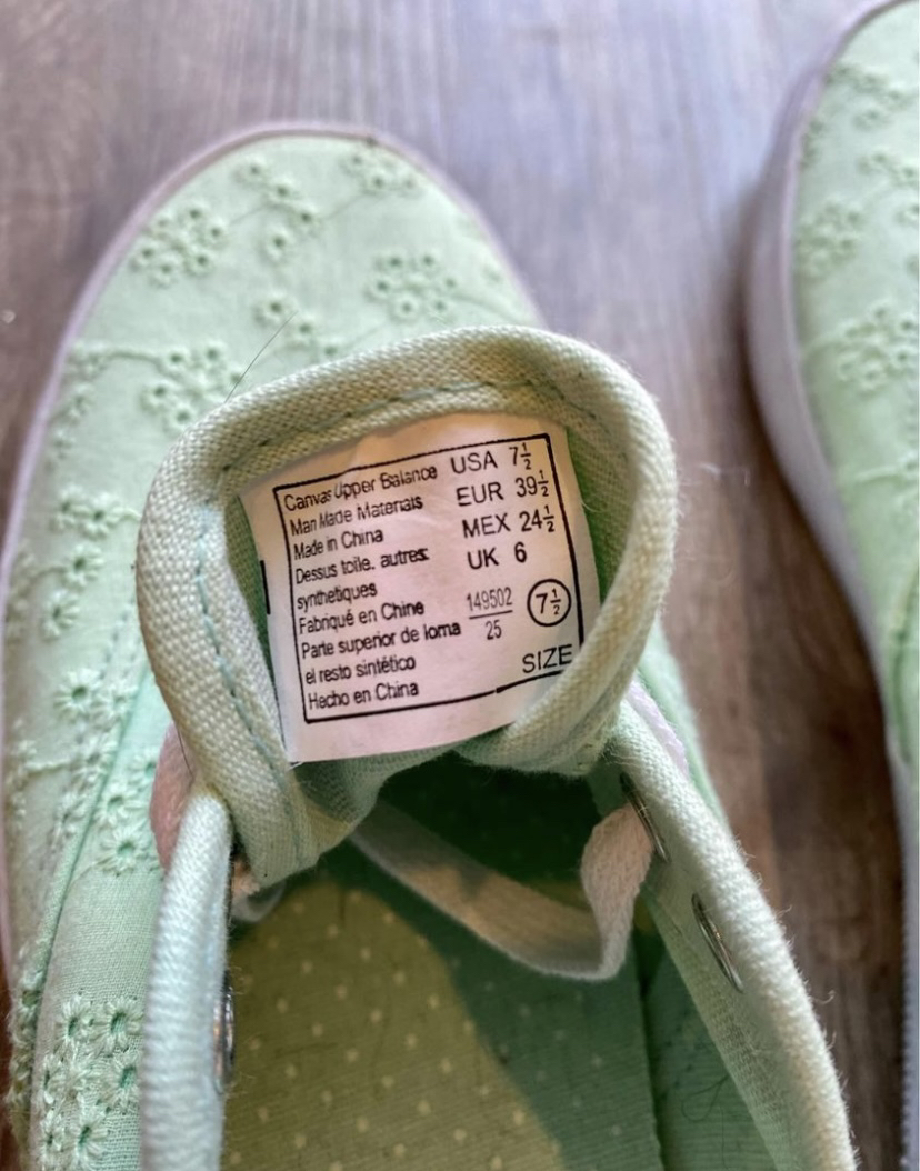 Pastel Green Canvas Women’s Shoe image indicator(6)