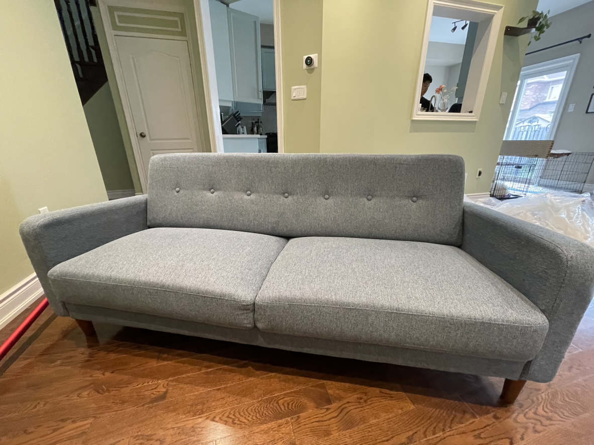 Beautiful sofa in light blue -450 image indicator(9)