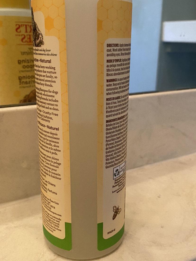 #freecycle Burt’s Bees Dog Deodorizing Shampoo - photo 2