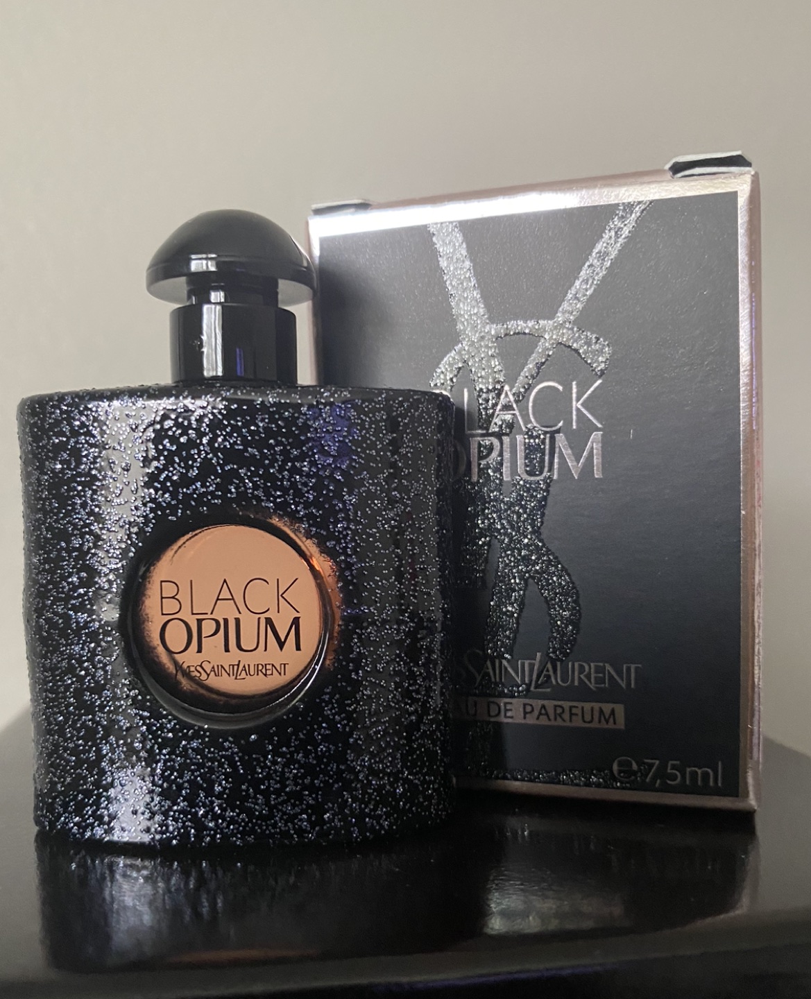 Miniature, travel size, collectible YSL Black Opium EDP 7.5ml. image indicator(2)