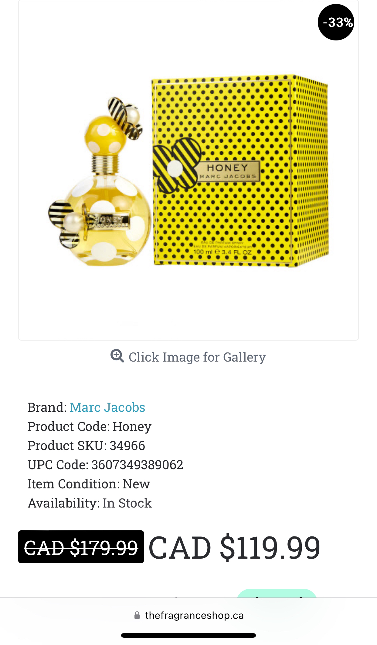 Marc Jacobs Honey EDP for her 100mL *brand new* - photo 2