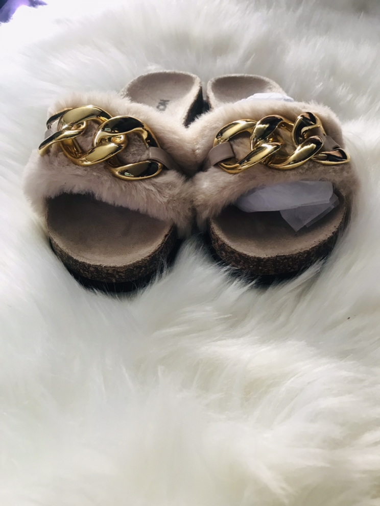 👑 Girls Brown Slides 👑 image indicator(2)