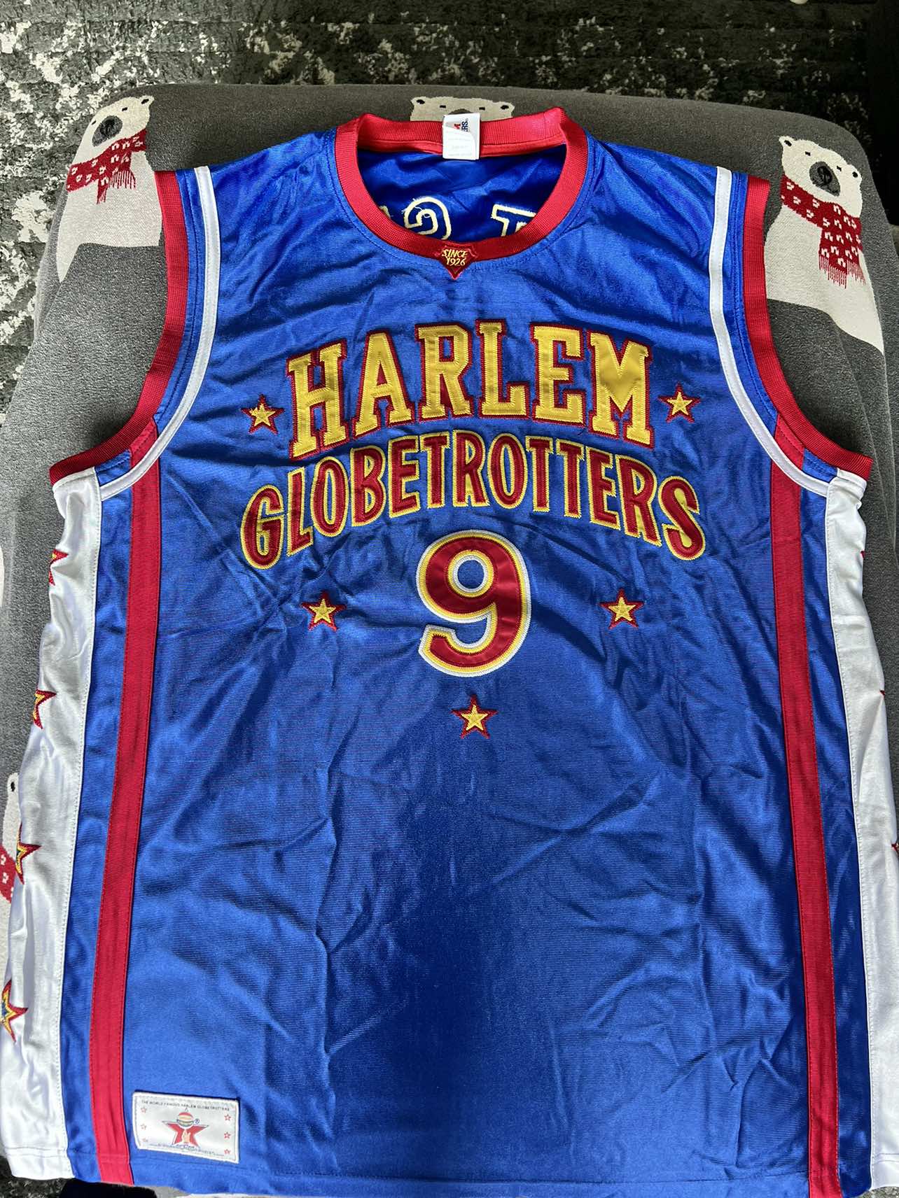 Harlem Globetrotters Authentic Jersey. -XL thumbnail