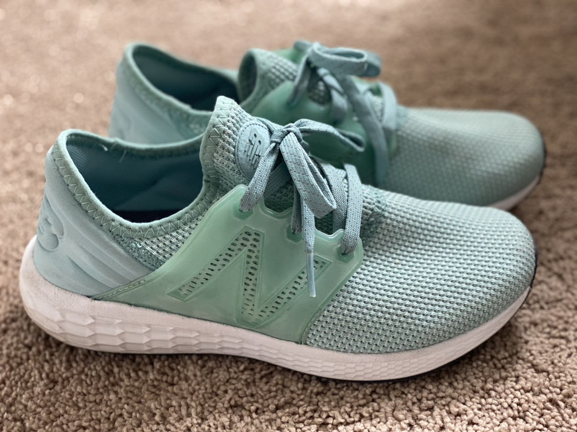 Women’s New Balance Fresh Foam Cruz v2 mint green 7.5
