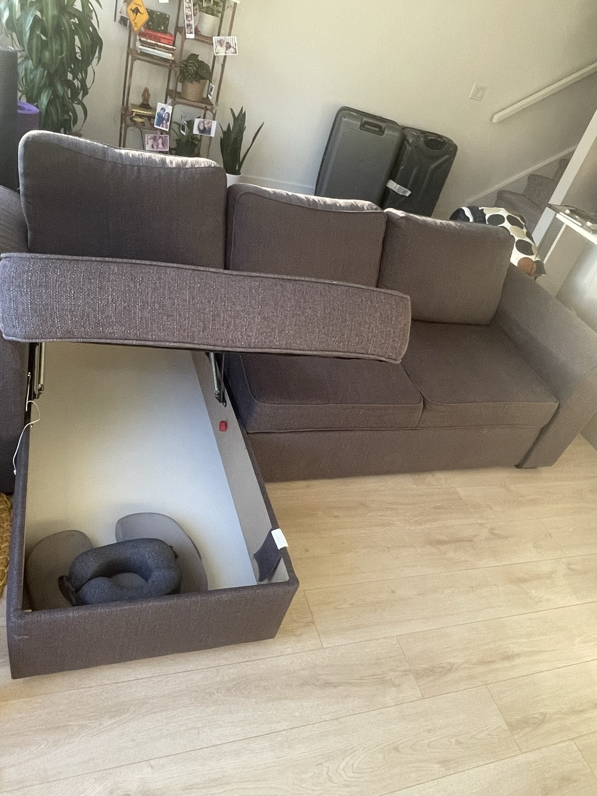 Sofa-bed interchangeable section with storage - photo 3