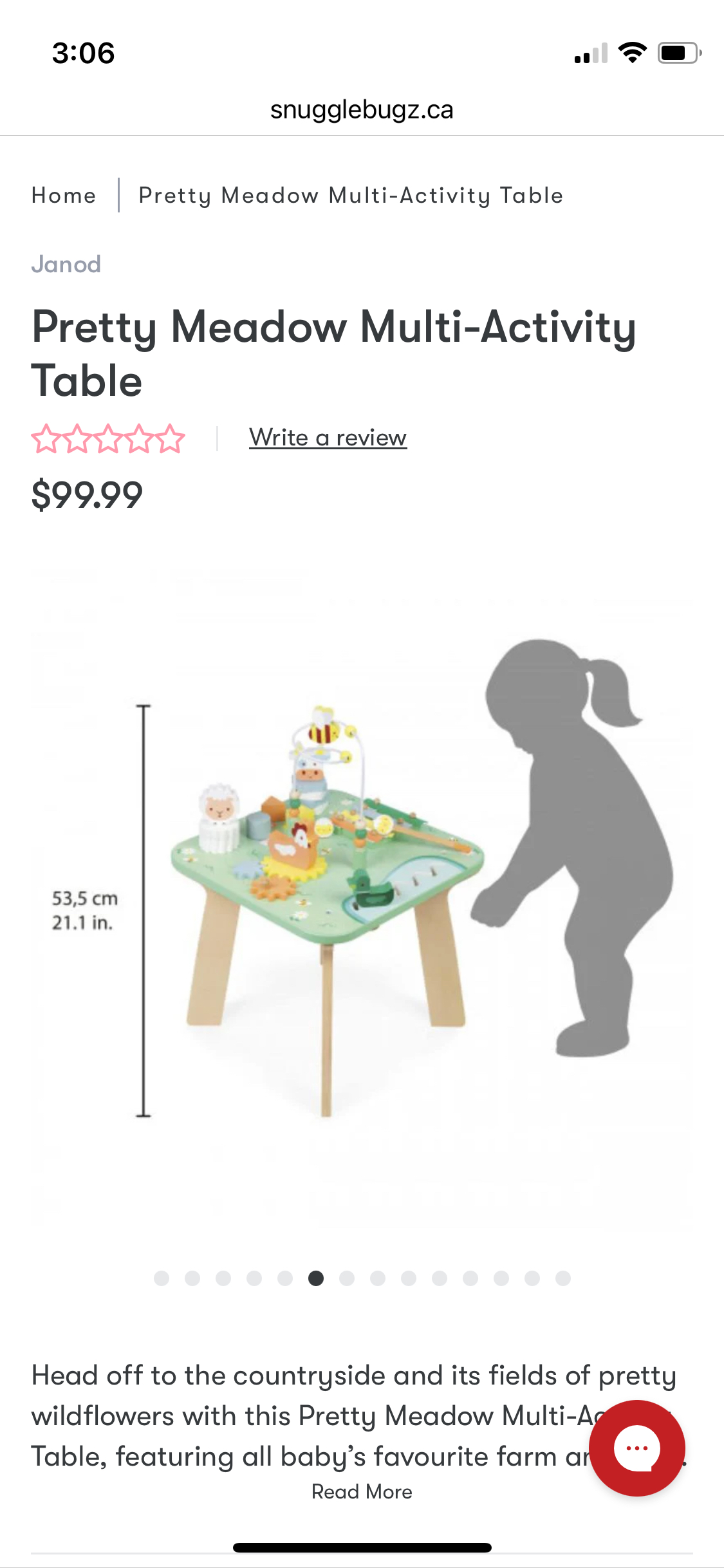 Janod wooden activity table - photo 2