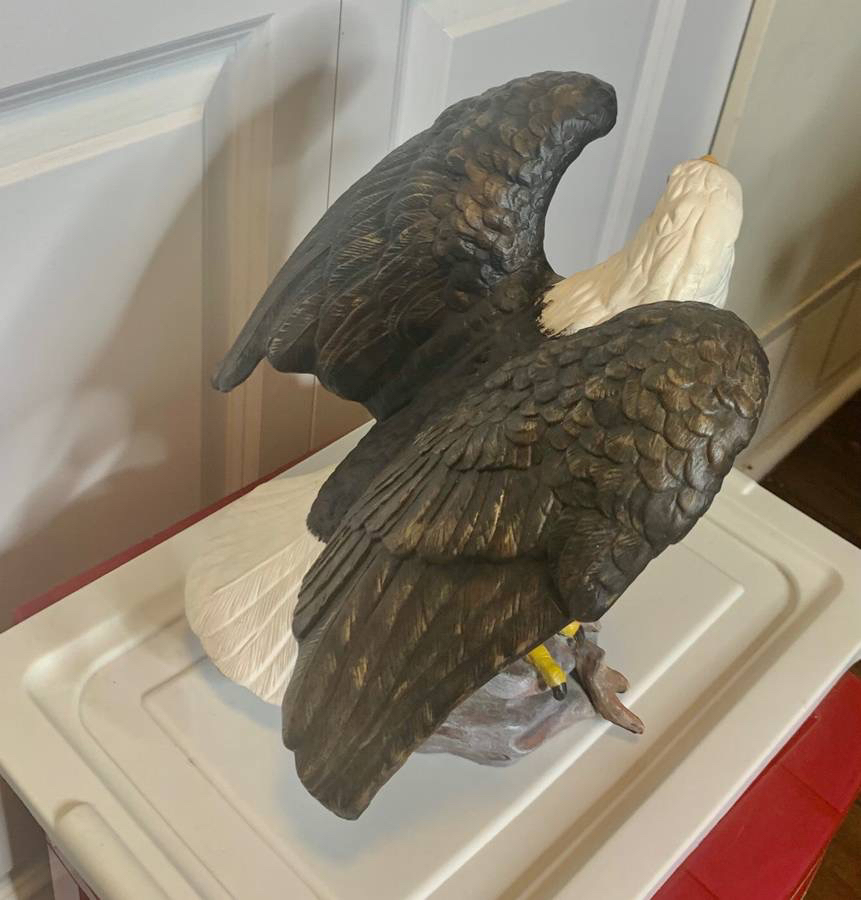 Rare Vintage Eagle Statue - photo 5