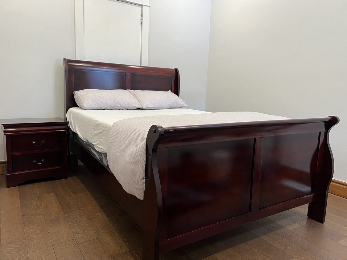 Bed Full/Double+Night Stand+Box Spring - photo 2
