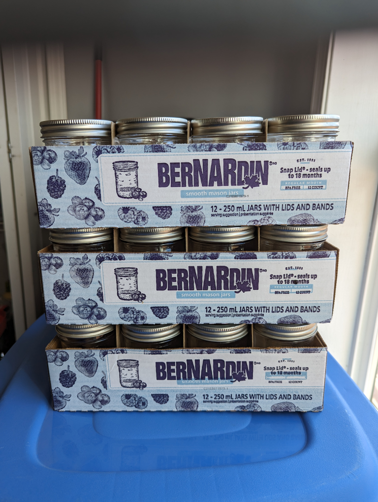 One Dozen 250 ml Canning Jars with Rings - photo 2