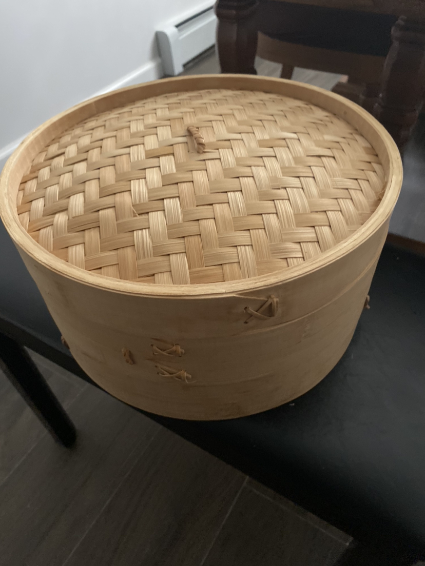 Large 2 layers bamboo steamer 🥕 thumbnail