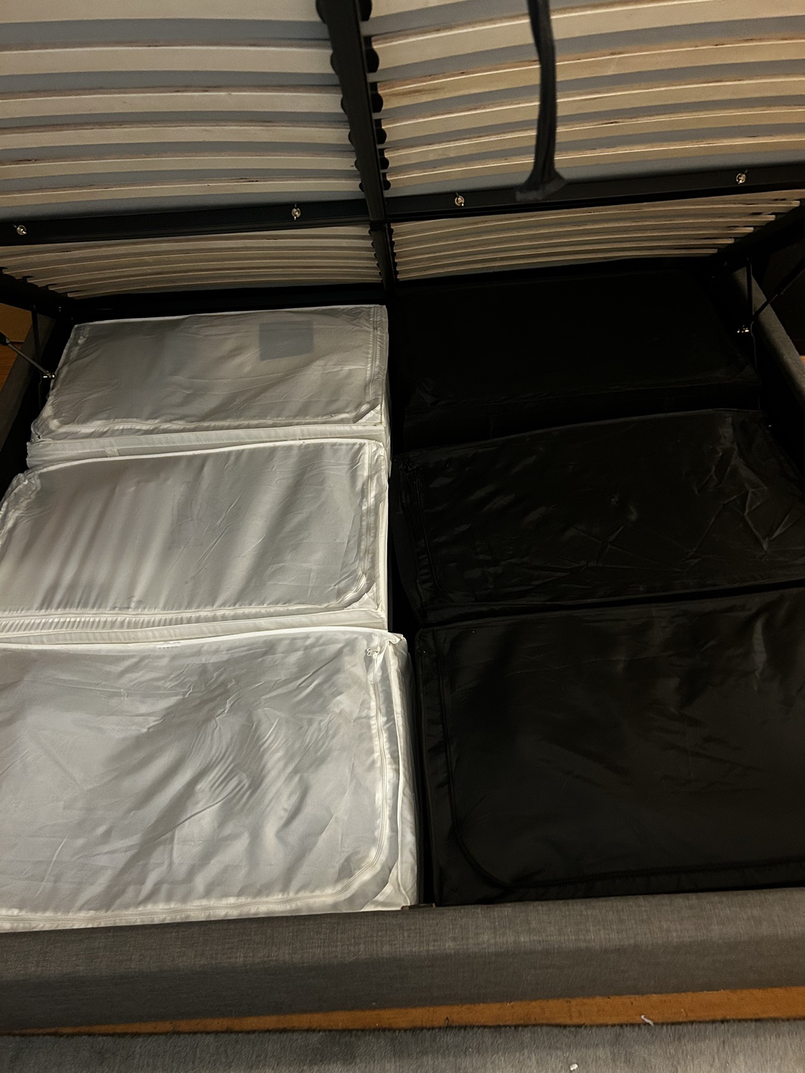 King Size Platform Bed with Storage - photo 3