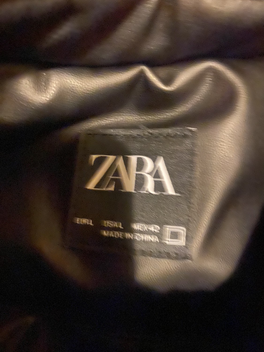 Zara leather jacket L - photo 2