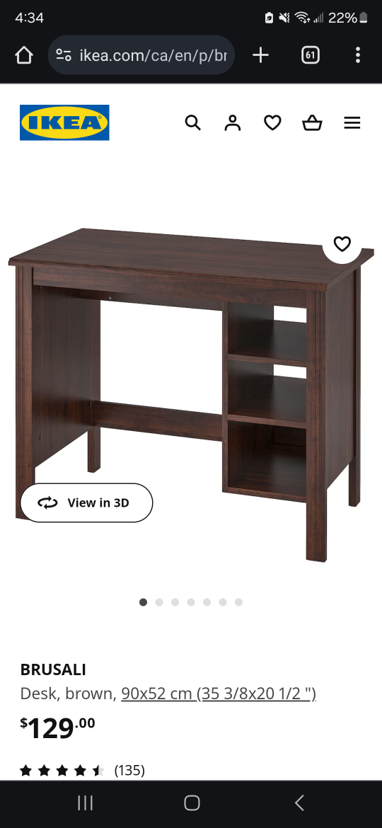 Desk Ikea(BRUSALI) image indicator(3)