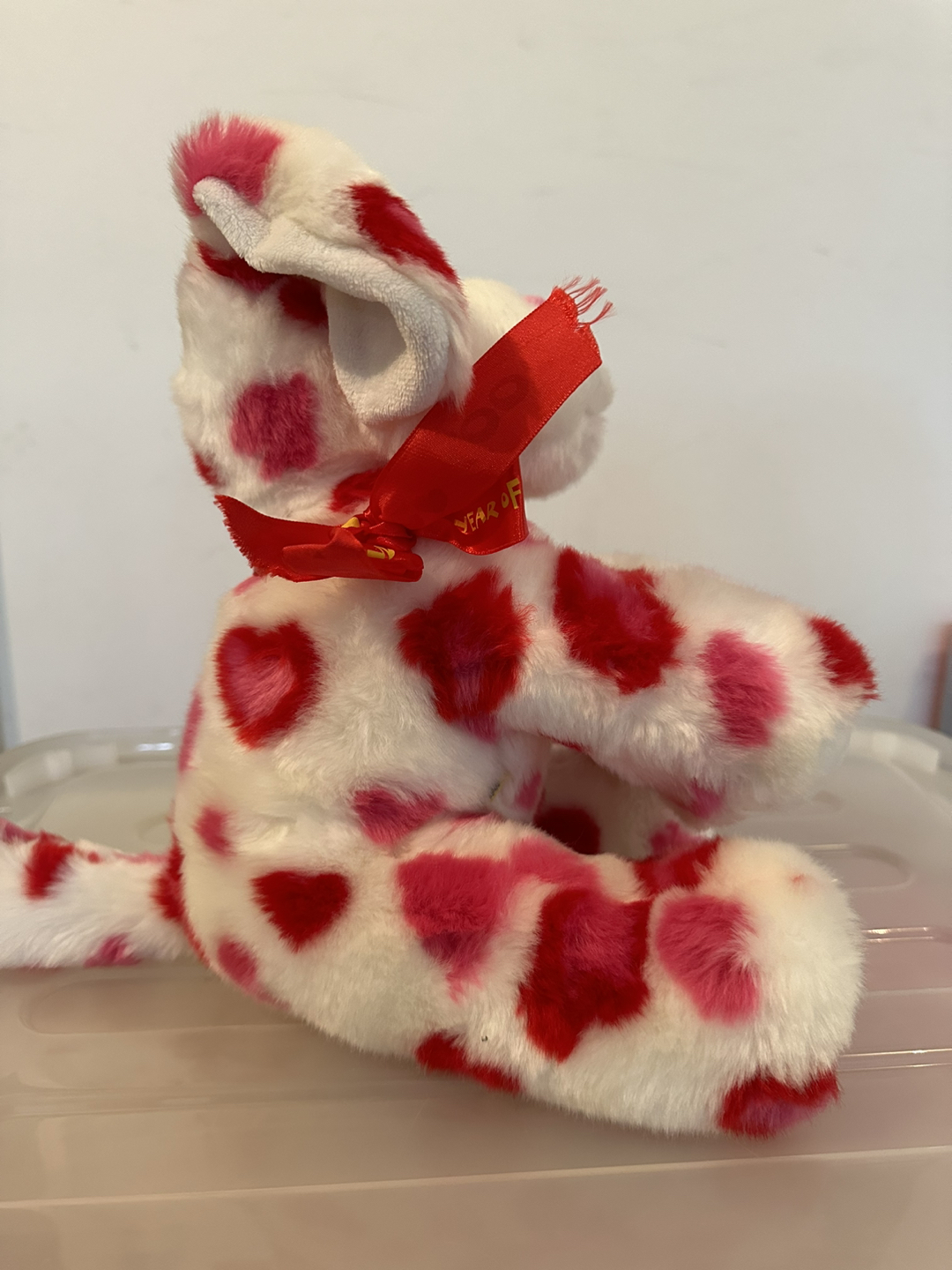 Valentine Red Hearts Build-A-Bear Stuffed Toy Puppy image indicator(2)