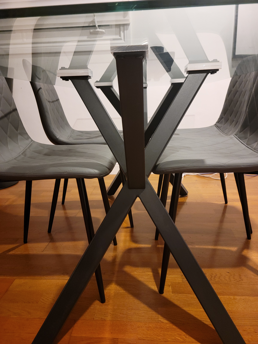 Dinning Table + 4 leather chair - photo 4