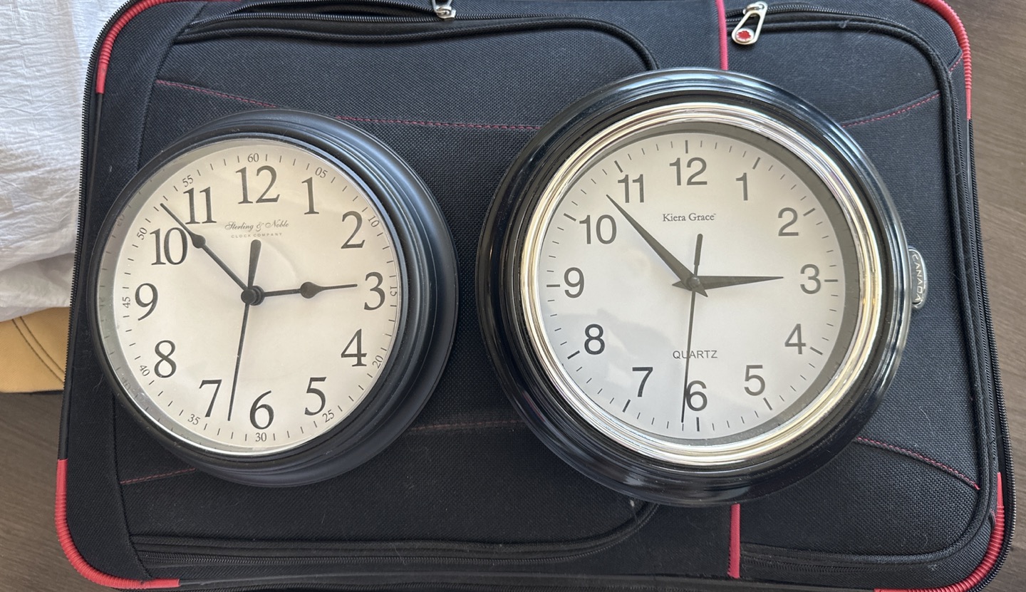 2 wall clocks for $15 thumbnail