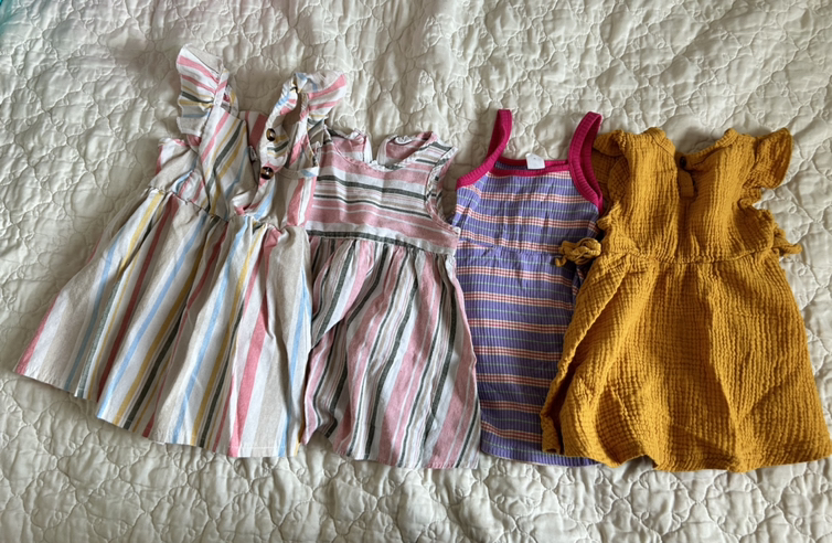 9-12 and 12-18 months girl dresses