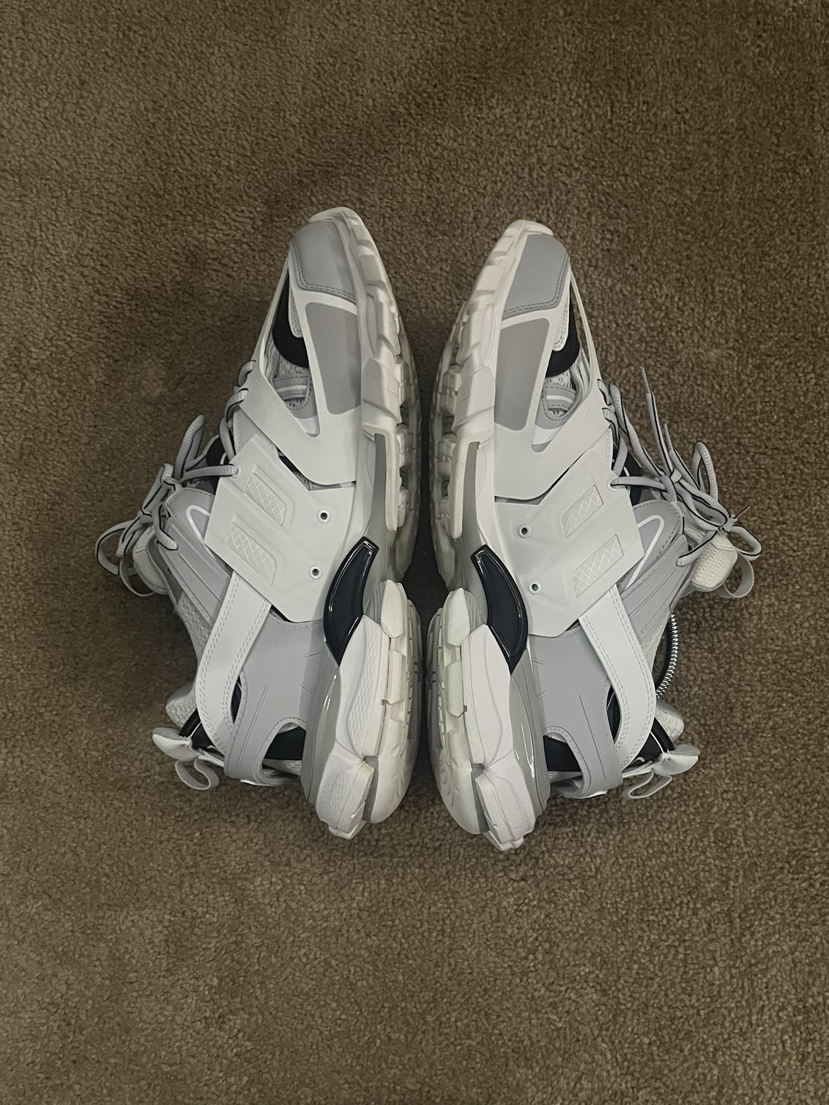 Balenciaga track white grey black - photo 3