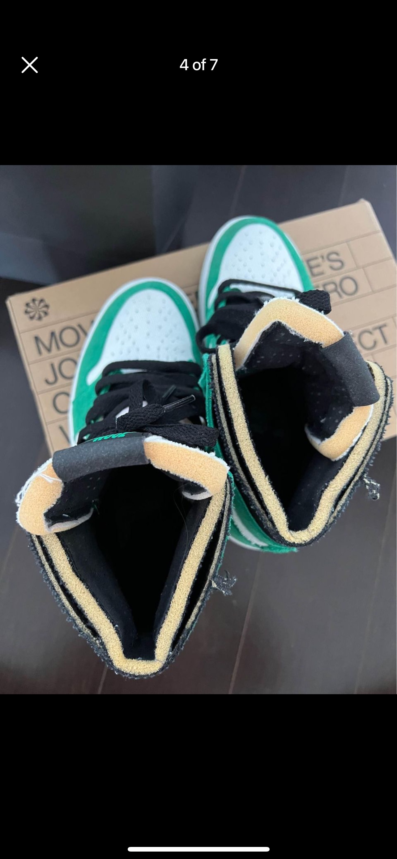 Air Jordan 1 High Zoom Air Comfort in Stadium Green🥕 image indicator(4)