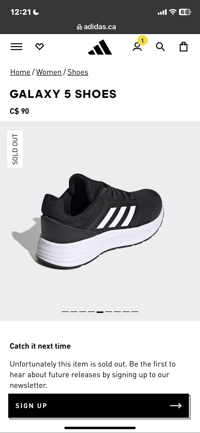 *NEW* sz 6.5 ADIDAS “Cloudfoam Comfort” image indicator(3)