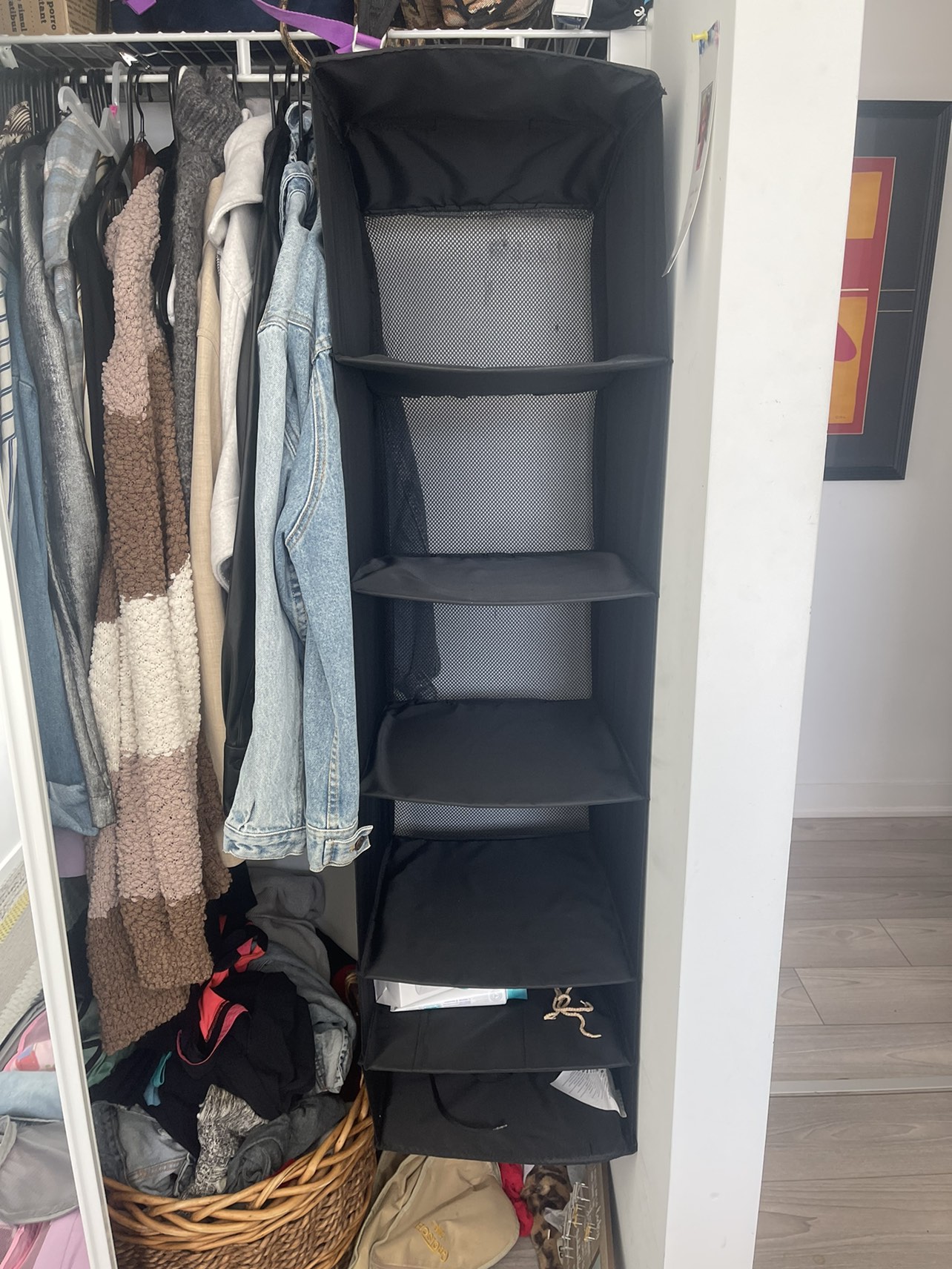 Hanging shelf