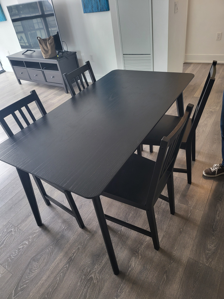 Dining table with 4 chairs