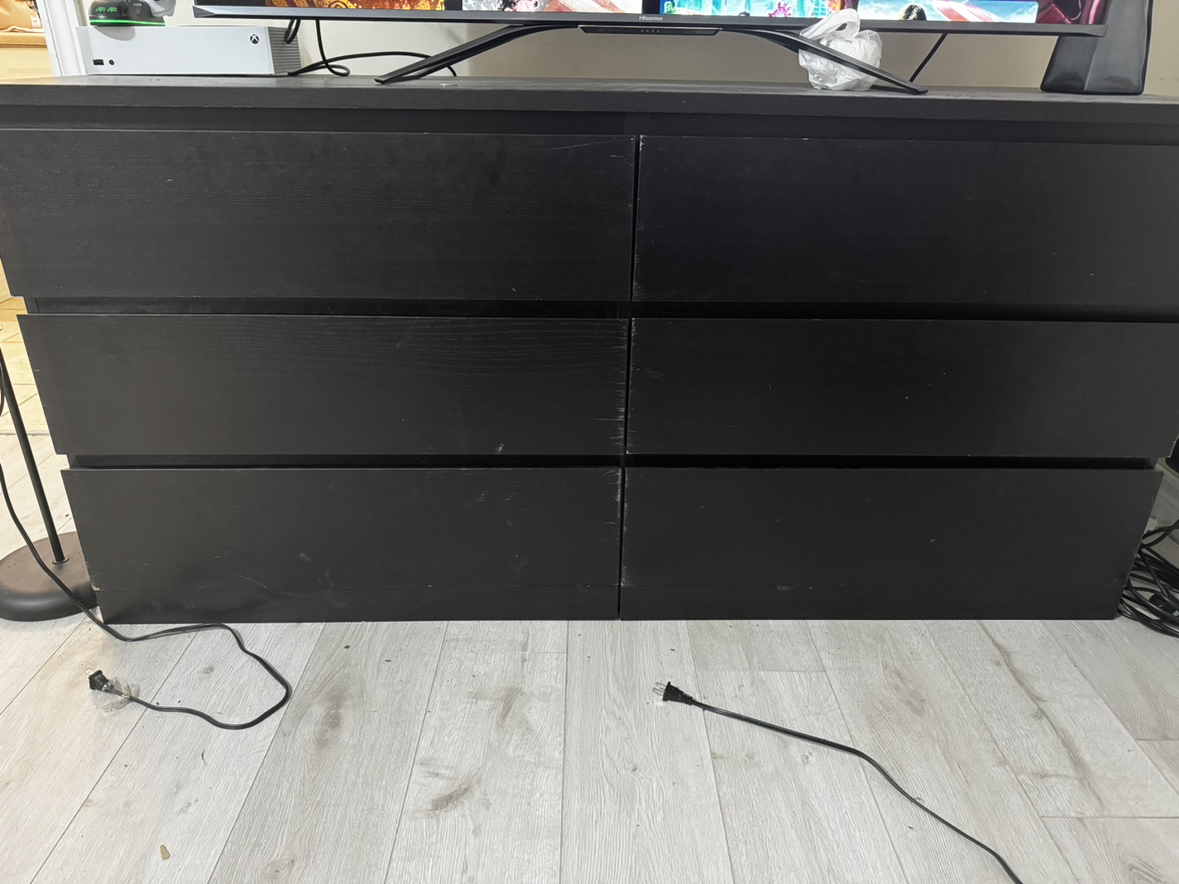 Ikea Malm dresser black - photo 2