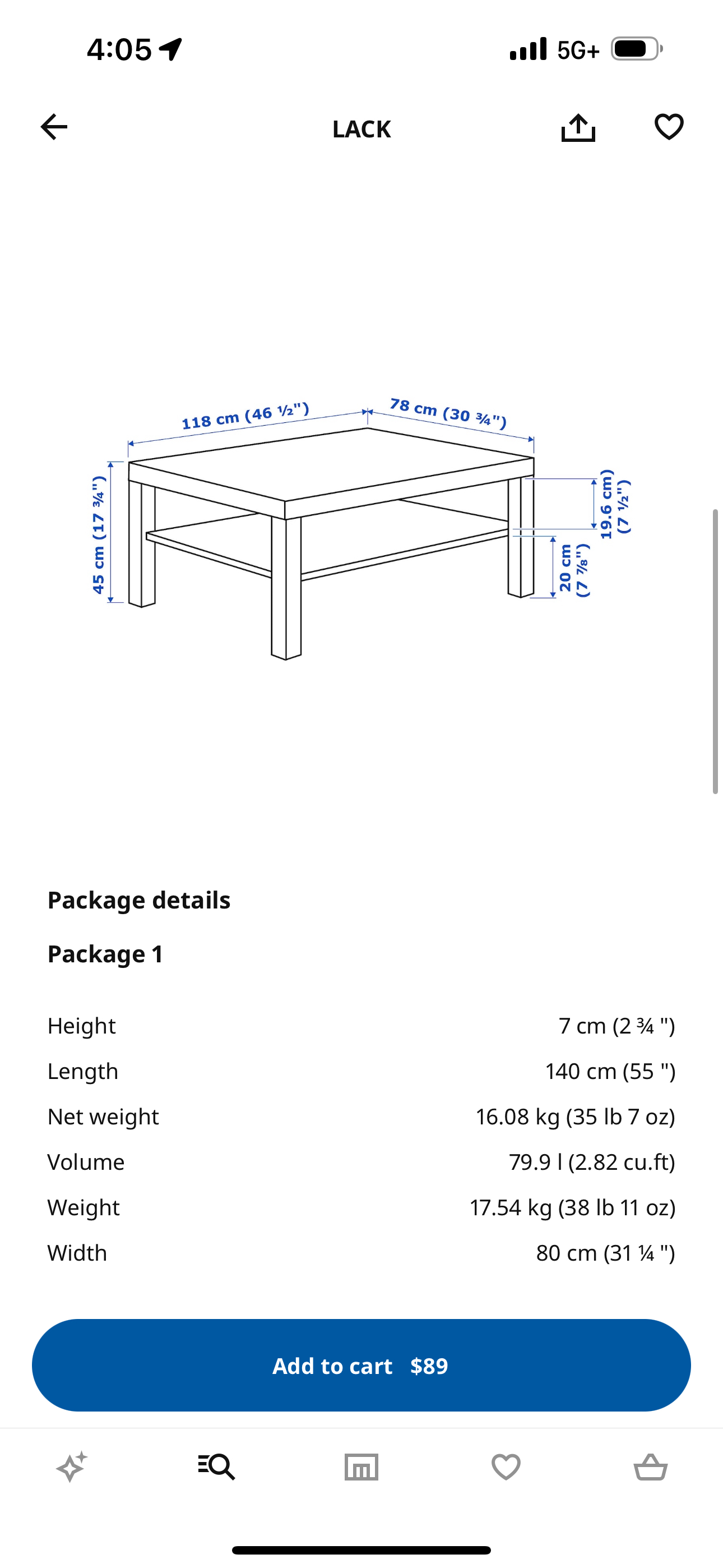 IKEA Lack Large White Coffee Table 🧡 - photo 2