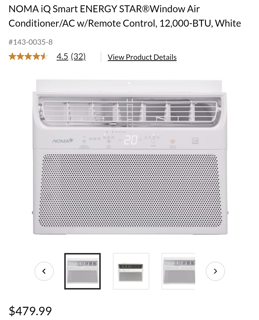 NOMA iQ Smart Window Air Conditioner 12,000-BTU - photo 4