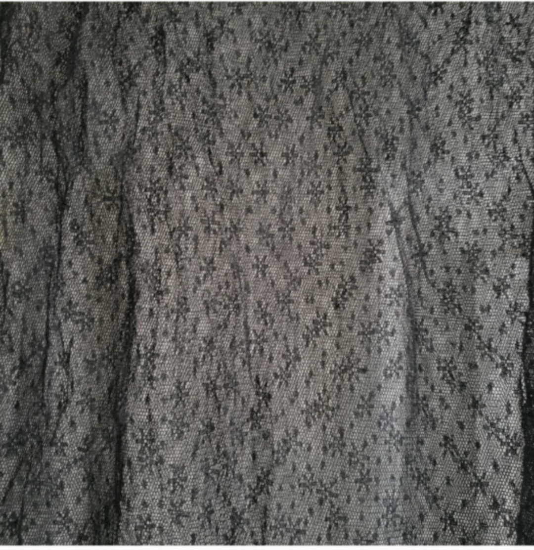 Ruffle Black Mesh Top image indicator(2)