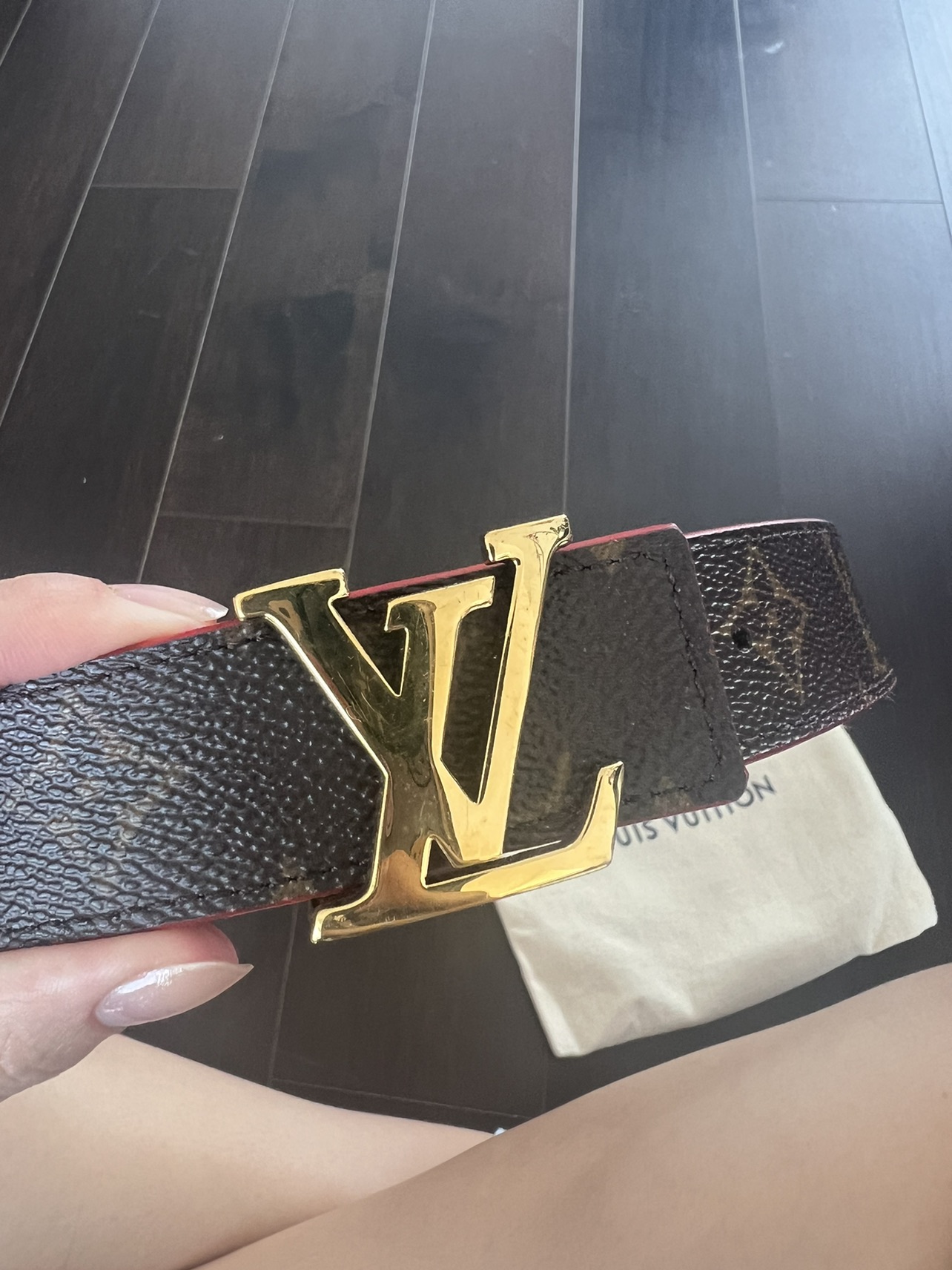 Louis Vuitton Women LV Initiales 30mm Reversible Belt image indicator(4)