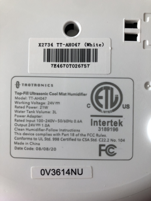 Humidifier Ultrasonic Cool Mist image indicator(3)