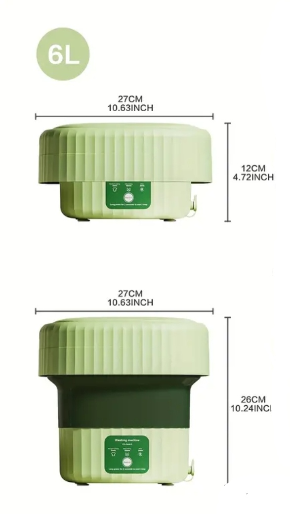 Foldable Portable Mini Washing Machine For Small Items. - photo 4