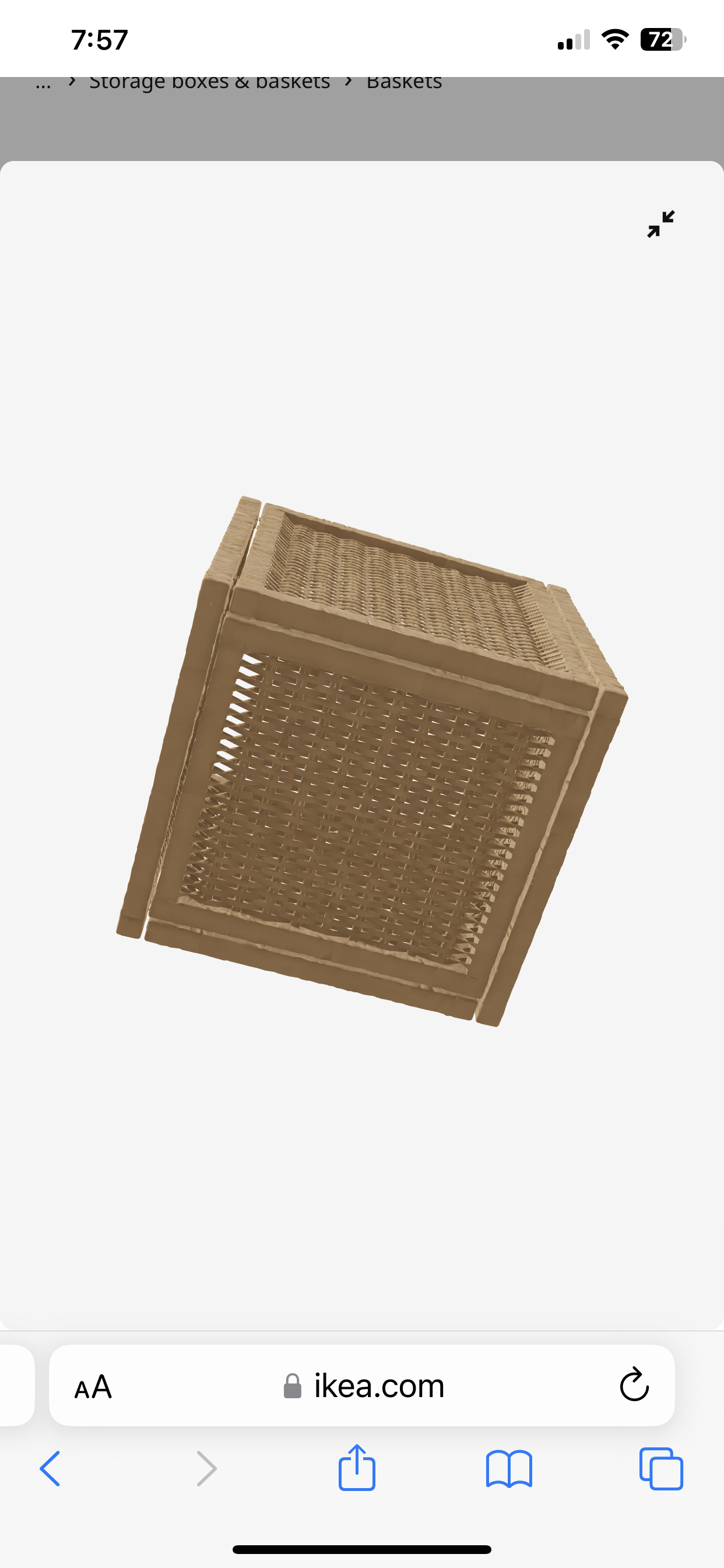 8 Wicker baskets - photo 3