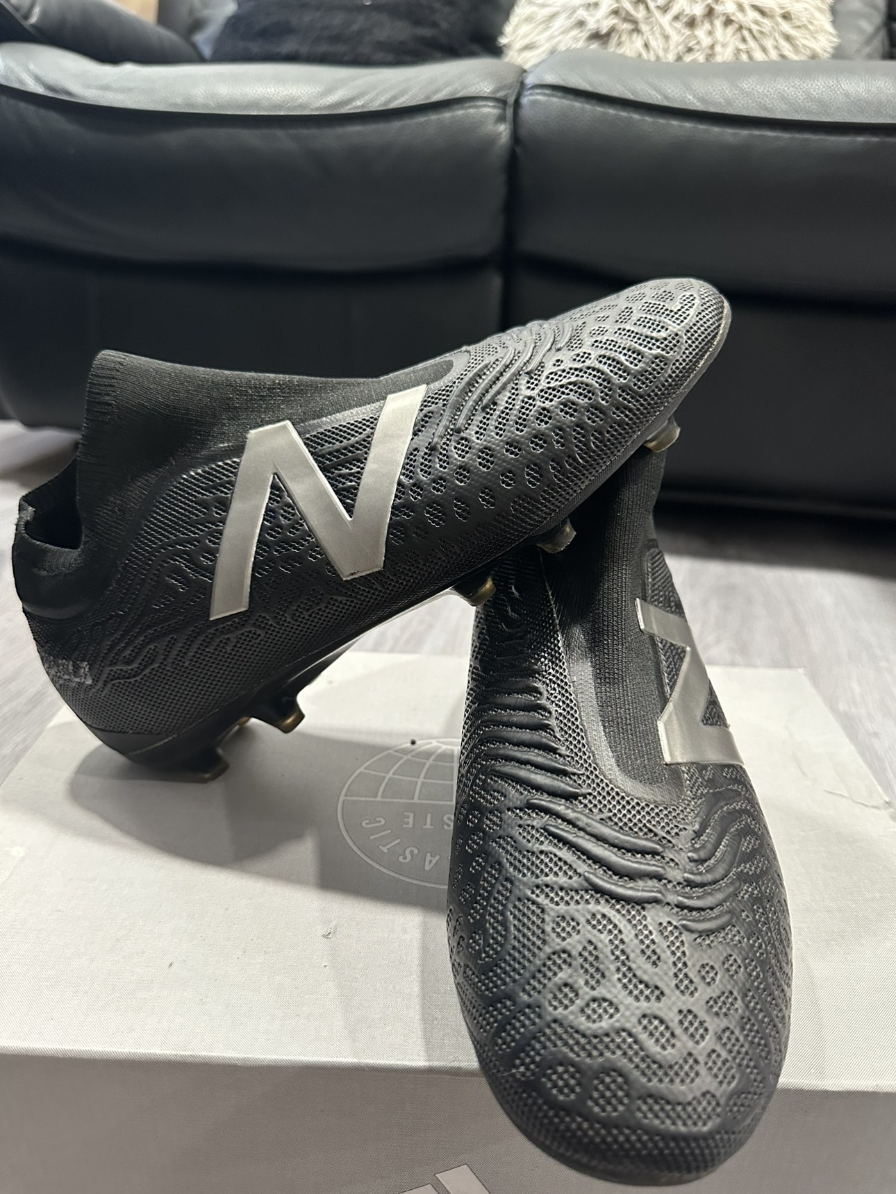 New Balance Men's Tekela V3+ Magia SG - Black/Silver - Size 11.5 - photo 2