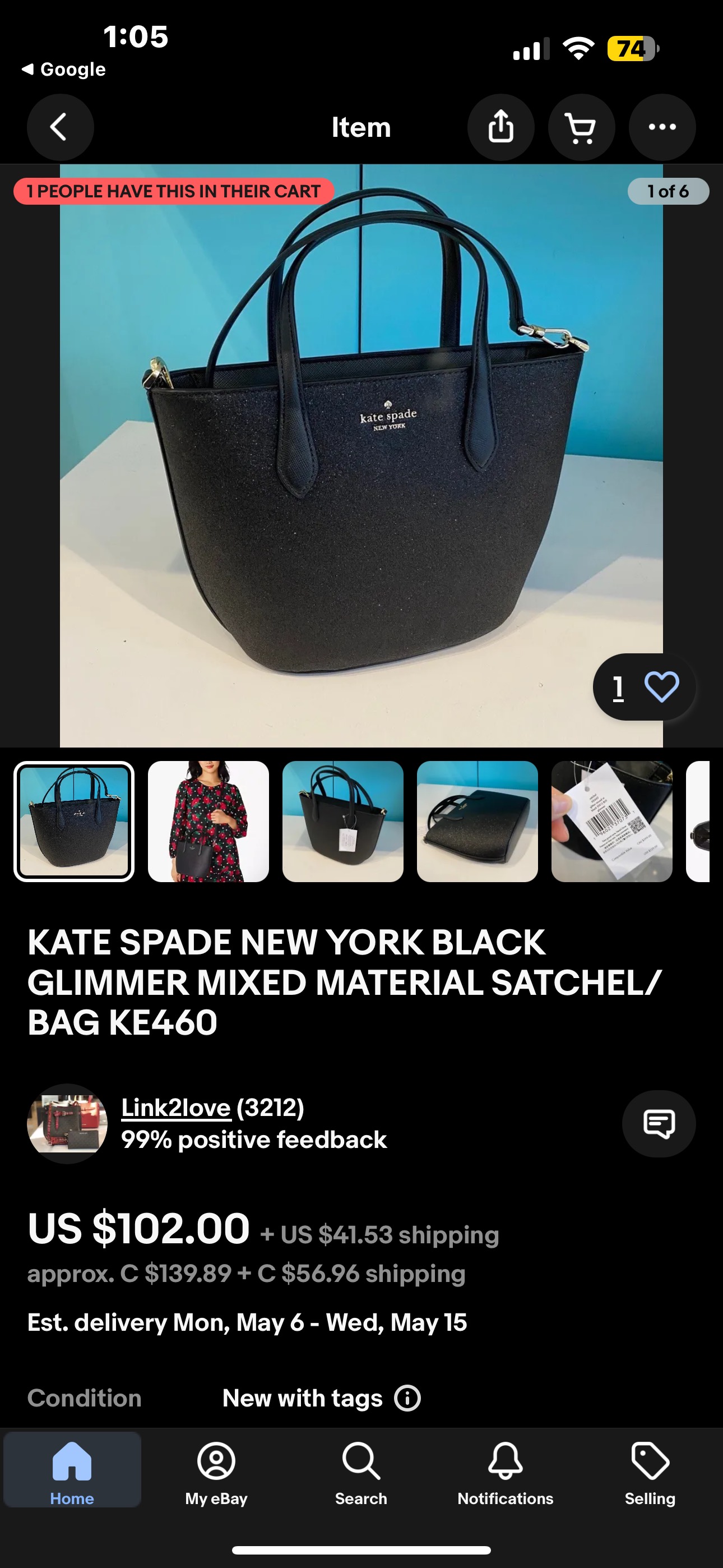 Kate spade shoulder bag crossbody /new - photo 4