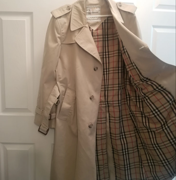 Vintage LONDON FOG Men's Jacket Burberry Styled Lining 40R image indicator(3)