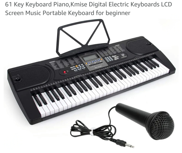 piano keyboard can be sold with the bag, (the book for free) thumbnail