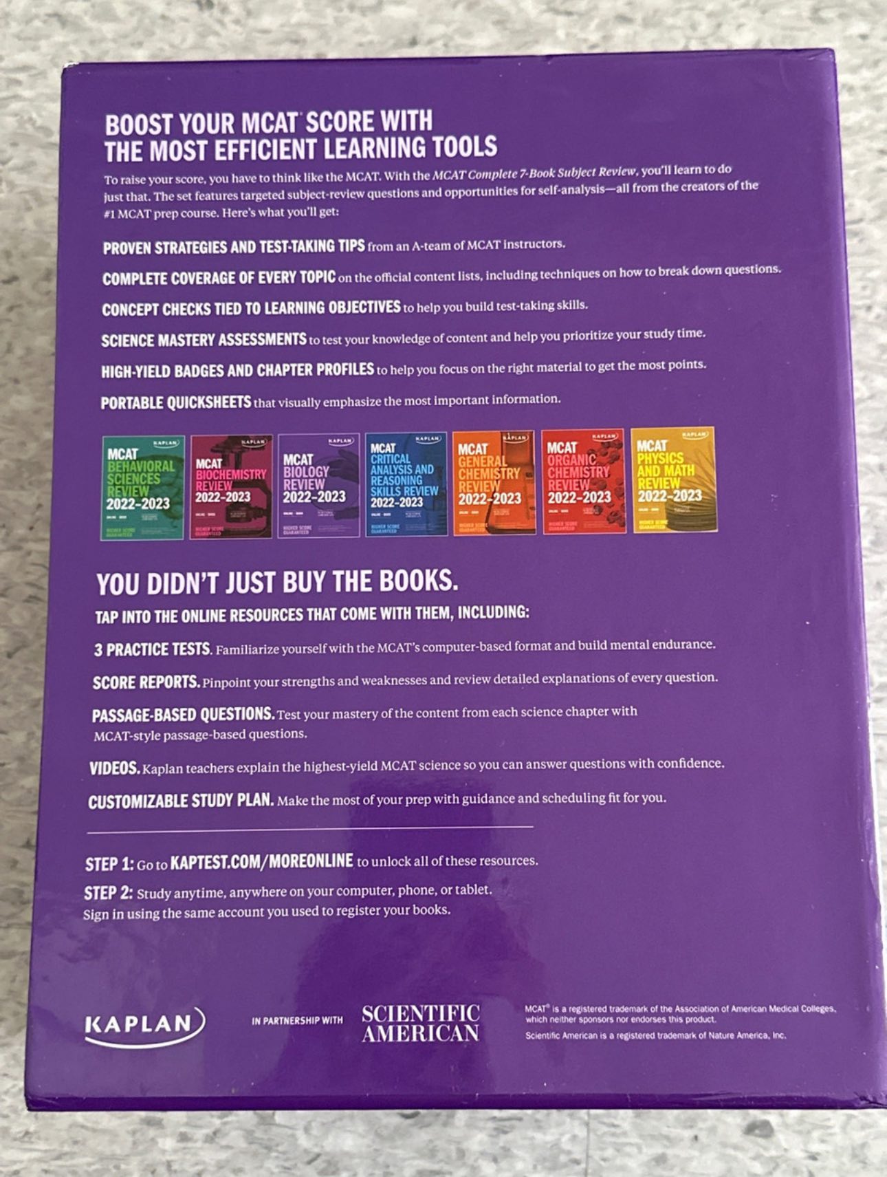 2022-2023 MCAT Complete 7-Book Subject Review - photo 3